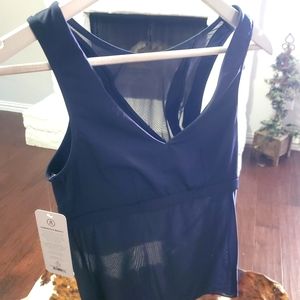 Amari Bra Tank Navy Blue Sz S